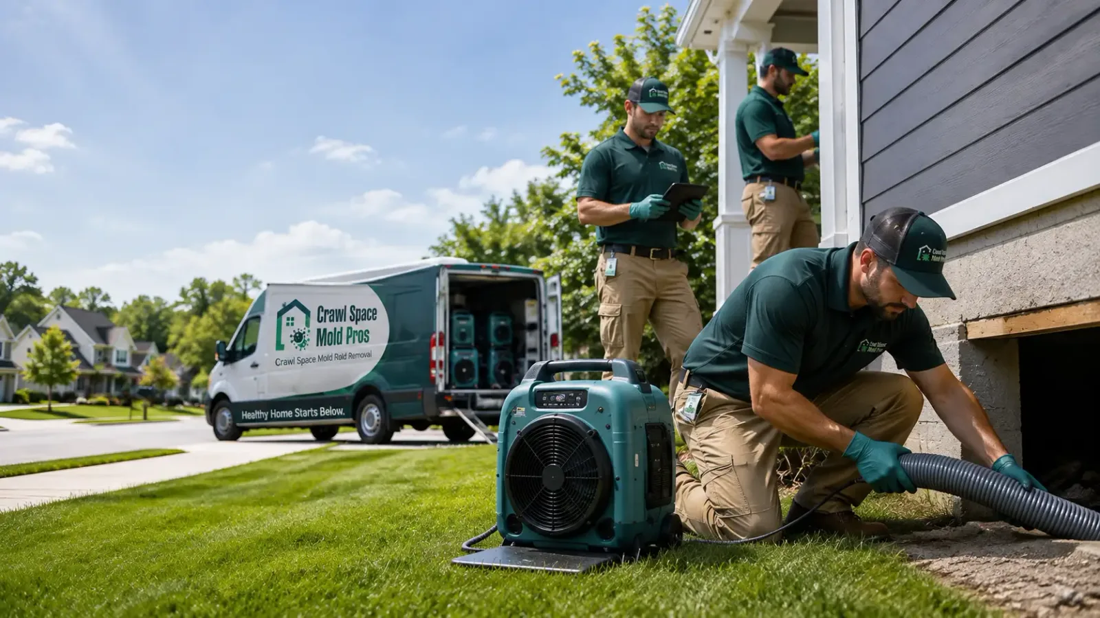 Crawl Space Mold Removal in Salina, PA